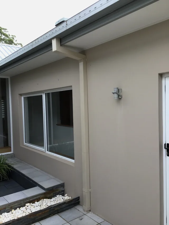 House downpipe shown on Jetty Plumbing’s existing service page
