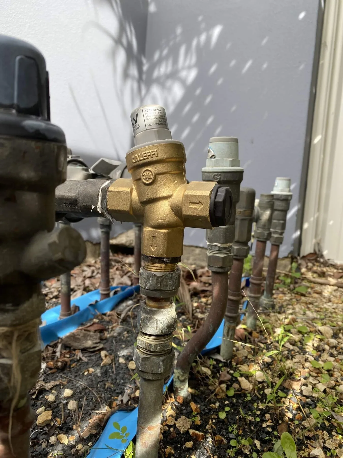 Water valve and pipe connection from Jetty Plumbing’s live website